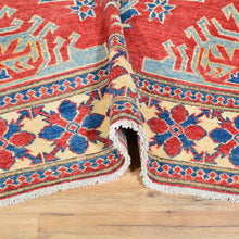 Load image into Gallery viewer, Hand-Knotted Kazak Traditional Design Wool Rug (Size 4.3 X 5.10) Brral-510