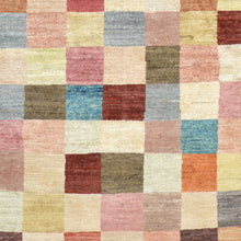 Load image into Gallery viewer, Hand-Knotted New Gabbeh Design Wool Area Rug (Size 4.2 X 6.4) Brral-798