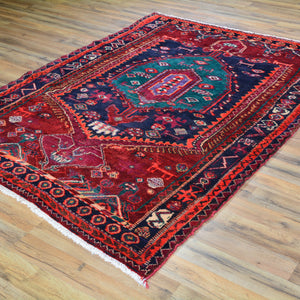 Hand-Knotted Tribal Persian Vintage Wool Oriental Handmade Rug (Size 4.6 X 6.6) Cwral-2229