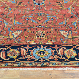 Hand-Knotted Fine Oriental Serapi Traditional Design Wool Rug (Size 4.1 X 6.0) Brral-2355