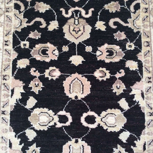 Hand-Knotted Afghan Chobi Ziegler Design 100% Wool Rug (Size 2.9 X 9.6) Brrsf-399