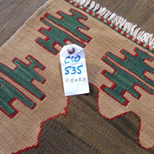 Load image into Gallery viewer, Vintage Hand-Woven Flatweave Turkish Kilim Wool One-Of-A-Kind Rug (Size 5.8 X 8.3) Brrsf-1605