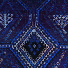 Load image into Gallery viewer, Hand-Knotted Persian Blue Overdyed Wool Handmade Rug (Size 5.3 X 7.8) Brrsf-714