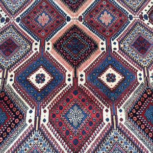 Hand-Knotted Pre Owned Tribal Wool Rug (Size 6.6 X 10.5) Brrsf-357