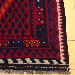 Hand-Woven Afghan Tribal Momana Kilim Handmade Wool Rug (Size 3.3 X 6.10) Brral-5193