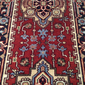 Hand-Knotted Serapi/Heriz Design 100% Wool Rug (Size 2.6 X 6.1) Brral-1797