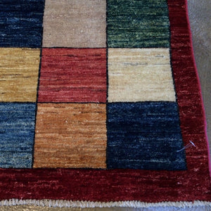 Hand-Knotted Peshawar Gabbeh Design Wool Handmade Rug (Size 4.8 X 6.8) Brrsf-747