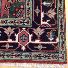 Load image into Gallery viewer, Hand-Knotted Tribal Heriz Serapi Design Wool Rug (Size 6.0 X 9.2) Brral-306