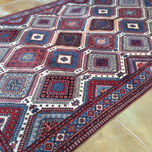 Load image into Gallery viewer, Hand-Knotted Pre Owned Tribal Wool Rug (Size 6.6 X 10.5) Brrsf-357