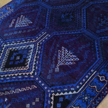 Load image into Gallery viewer, Hand-Knotted Persian Blue Overdyed Wool Handmade Rug (Size 5.3 X 7.8) Brrsf-714