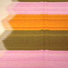Load image into Gallery viewer, Hand-Woven Reversible Indo Morden Dhurrie Colorful Kilim Rug (Size 5.11 X 8.8) Brral-4104