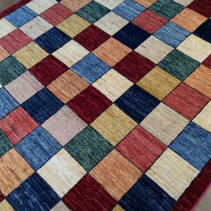 Hand-Knotted Peshawar Gabbeh Design Wool Handmade Rug (Size 4.8 X 6.8) Brrsf-747