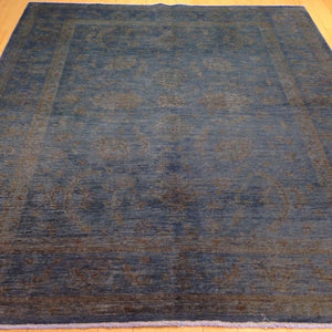 Hand-Knotted Fine Tribal Peshawar Overdyed Chobi Wool Rug (Size 5.9 X 8.0) Brral-3984