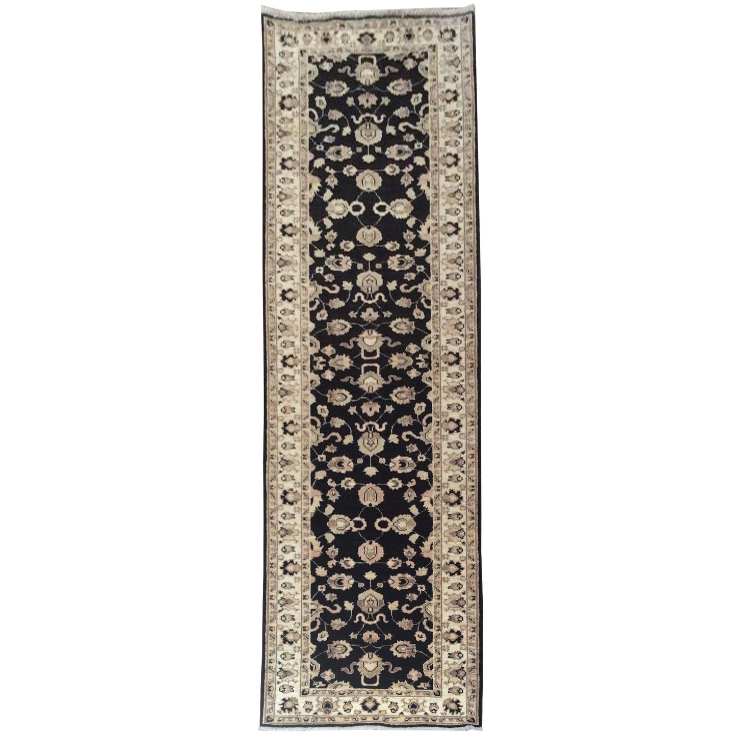 Hand-Knotted Afghan Chobi Ziegler Design 100% Wool Rug (Size 2.9 X 9.6) Brrsf-399