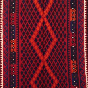 Hand-Woven Afghan Tribal Momana Kilim Handmade Wool Rug (Size 3.3 X 6.10) Brral-5193