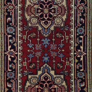 Hand-Knotted Serapi/Heriz Design 100% Wool Rug (Size 2.6 X 6.1) Brral-1797