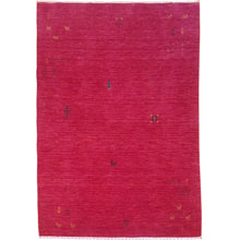 Load image into Gallery viewer, Hand-Loomed Gabbeh Traditional Contemporary Design Wool Rug (Size 3.11 X 6.1) Brral-2352