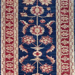 Hand-Knotted New Traditional Oushak Design Handmade Wool Rug (Size 2.10 X 11.4) Cwral-1644