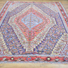 Load image into Gallery viewer, Hand-Woven Reversible Persian Sanna Kilim Flatweave Handmade Rug (Size 6.2 X 9.1) Brral-4035