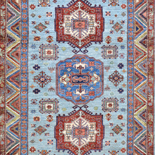 Load image into Gallery viewer, Hand-Knotted Fine Tribal Kazak Design Handmade Wool Rug (Size 5.8 X 8.0) Cwral-9270