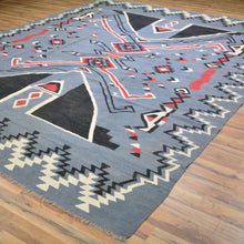 Load image into Gallery viewer, Hand-Woven Reversible Southwestern Design Handmade Rug (Size 8.3 X 11.3) Cwral-10899