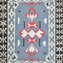 Load image into Gallery viewer, Hand-Woven Reversible Southwestern Design Handmade Rug (Size 8.4 X 9.9) Cwral-10902