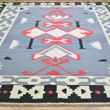 Load image into Gallery viewer, Hand-Woven Reversible Southwestern Design Handmade Rug (Size 8.4 X 9.9) Cwral-10902