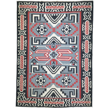 Load image into Gallery viewer, Hand-Woven Reversible Southwestern Design Handmade Rug (Size 8.7 X 11.8) Cwral-10905