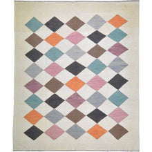 Load image into Gallery viewer, Hand-Woven Reversible Southwestern Design Handmade Rug (Size 8.2 X 9.5) Cwral-10908