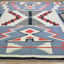 Load image into Gallery viewer, Hand-Woven Reversible Southwestern Design Handmade Rug (Size 8.1 X 9.11) Cwral-10914