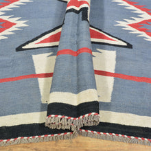 Load image into Gallery viewer, Hand-Woven Reversible Southwestern Design Handmade Rug (Size 8.1 X 9.11) Cwral-10914