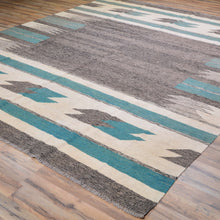 Load image into Gallery viewer, Hand-Woven Reversible Modern Design Handmade Wool Rug (Size 8.2 X 9.8) Cwral-10917