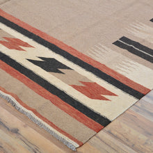 Load image into Gallery viewer, Hand-Woven Reversible Modern Design Handmade Wool Rug (Size 8.1 X 9.10) Cwral-10920