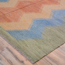 Load image into Gallery viewer, Hand-Woven Reversible Modern Design Handmade Wool Rug (Size 6.10 X 9.9) Cwral-10926