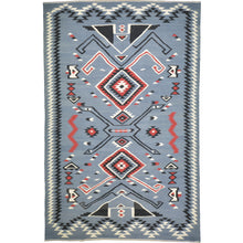 Load image into Gallery viewer, Hand-Woven Reversible Southwestern Design Handmade Wool Rug (Size 6.7 X 9.10) Cwral-10932