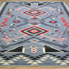 Load image into Gallery viewer, Hand-Woven Reversible Southwestern Design Handmade Wool Rug (Size 6.7 X 9.10) Cwral-10932