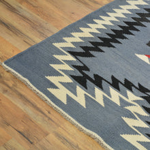 Load image into Gallery viewer, Hand-Woven Reversible Southwestern Design Handmade Wool Rug (Size 6.7 X 9.10) Cwral-10932