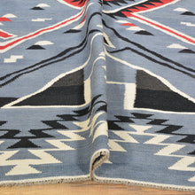 Load image into Gallery viewer, Hand-Woven Reversible Southwestern Design Handmade Wool Rug (Size 6.7 X 9.10) Cwral-10932