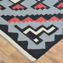 Load image into Gallery viewer, Hand-Woven Flat-Weave Southwestern Design Handmade Wool Rug (Size 5.0 X 6.10) Cwral-10944