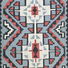 Load image into Gallery viewer, Hand-Woven Flat-Weave Southwestern Design Handmade Wool Rug (Size 5.0 X 6.10) Cwral-10944