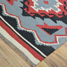 Load image into Gallery viewer, Hand-Woven Flat-Weave Southwestern Design Handmade Wool Rug (Size 2.8 X 9.11) Cwral-10947