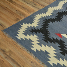 Load image into Gallery viewer, Hand-Woven Flat-Weave Southwestern Design Handmade Wool Rug (Size 8.10 X 11.11) Cwral-10950