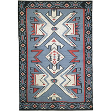 Load image into Gallery viewer, Hand-Woven Flat-Weave Southwestern Design Handmade Wool Rug (Size 8.10 X 12.8) Cwral-10953