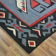 Load image into Gallery viewer, Hand-Woven Flat-Weave Southwestern Design Handmade Wool Rug (Size 8.10 X 12.8) Cwral-10953