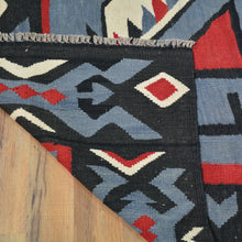 Load image into Gallery viewer, Hand-Woven Flat-Weave Southwestern Design Handmade Wool Rug (Size 8.10 X 12.8) Cwral-10953