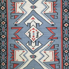 Load image into Gallery viewer, Hand-Woven Flat-Weave Southwestern Design Handmade Wool Rug (Size 8.10 X 12.8) Cwral-10953