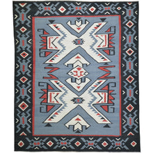 Load image into Gallery viewer, Hand-Woven Flat-Weave Southwestern Design Handmade Wool Rug (Size 8.2 X 9.5) Cwral-10956