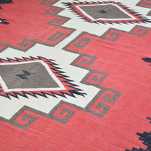 Load image into Gallery viewer, Flat-Weave Southwestern Design Antique Looks Wool Rug (Size 5.11 X 8.10) Cwral-10962