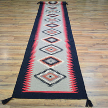 Load image into Gallery viewer, Hand-Woven Reversible Southwestern Design Handmade Wool Kilim (Size 2.6 X 15.7) Cwral-10992