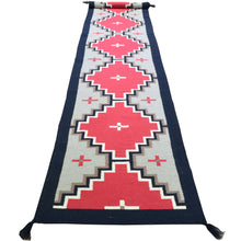 Load image into Gallery viewer, Hand-Woven Reversible Southwestern Design Handmade Wool Kilim (Size 2.6 X 15.7) Cwral-10995